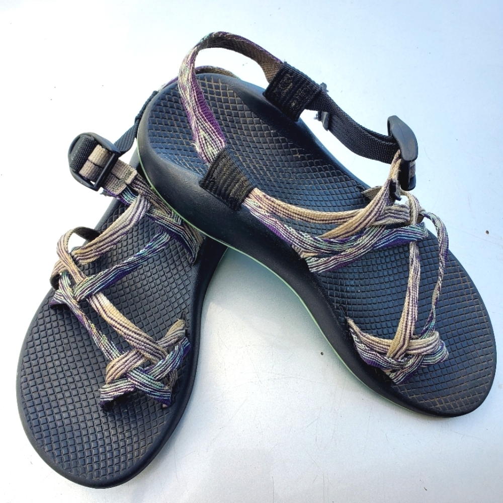 Chaco sandals & Green - purple  size 9